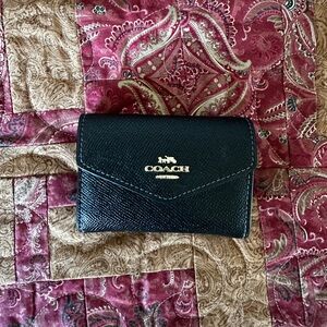 Coach snap card holder